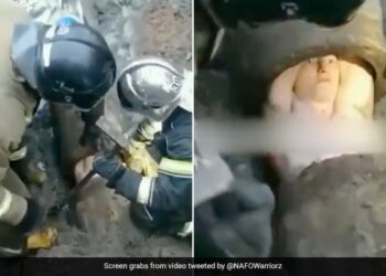 Man Stuck In Sewer Pipeline Had To Do Such Work To Get Out Him Shocking Video Viral