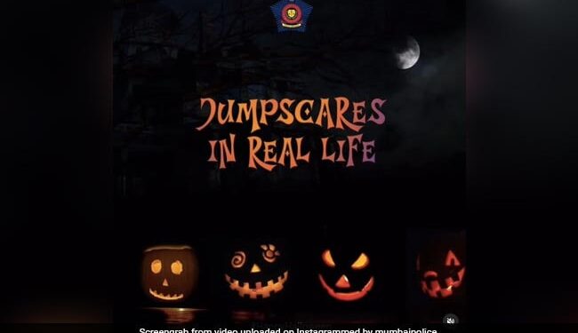 Mumbai Police Wish On Halloween Day Became Viral | Mumbai Police Shares Real Life Jumpscares In Creative Halloween Post
