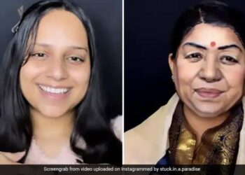 Makeup Artist Pays Tribute To Lata Mangeshkar In Her Own Unique Style, Watch Viral Video