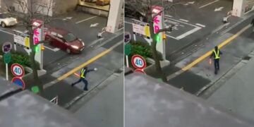 Policeman Funny Way Of Regulating Traffic Will Bring A Smile To Your Face Watch Viral Video