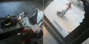 Girl Starts Scooty And Crashes Inside The Temple Infront Of God Internet Says Papa Ki Pari Ka Talent Old Video Goes Viral