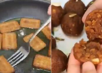 Woman Made Parle G Laddu: Woman Makes Parle G Biscuit Laddu By Frying Them In Oil