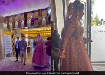 Bride Arrived At Wedding Venue On A Luggage Trolley Instead Of A Palki Internet Says Cute See Viral Video – दुल्हन ने पालकी में नहीं, बल्कि लगेज ट्रॉली पर की गजब एंट्री, लोग बोले