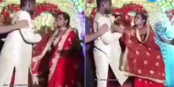 Bride Groom Clashed On The Stage Slapped Each Other Pulling Hair Guests Were Also Beaten See Funny Viral Video