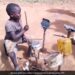 Desi Jugaad: Little Boy Plays Drums Made Out Of Empty Vessels And Wooden Sticks
