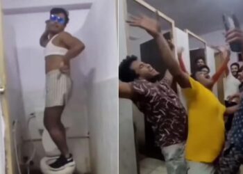 Funny Patli Kamariya Hostel Boys Dance Video Goes Viral On Social Media