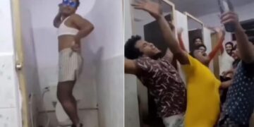 Funny Patli Kamariya Hostel Boys Dance Video Goes Viral On Social Media
