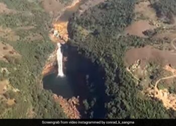 Meghalaya Nature Video: Meghalaya Chief Minister Shares Incredible Video Of Waterfall While Flying Over Jaintia Hills