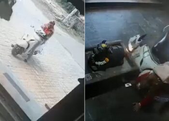 Scooty Was Starting Outside The Temple, Then Came To The Temple With A Scoot, People Said – God Calls Everyone – मंदिर के बाहर स्कूटी स्टार्ट कर रही थी, तभी मंदिर में स्कूट सहित आ गई, लोगों ने कहा