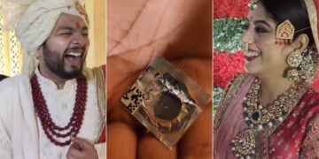 Groom’s Friends Give Hilarious Gift To Newly Wed Couple: Groom’s Friends Give Embarrassing Wedding Gift