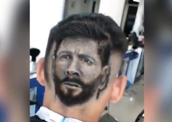 On Messis Victory, The Fan Got A Unique Hairstyle Done, Anupam Kher Said – I Would Have Done The Same If I Had Hair! – मेसी की जीत पर फैन ने कराई अनोखी हेयरस्टाइल, अनुपम खेर ने कहा