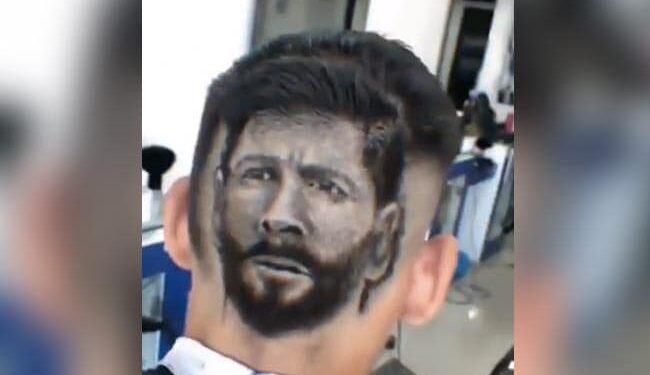 On Messis Victory, The Fan Got A Unique Hairstyle Done, Anupam Kher Said – I Would Have Done The Same If I Had Hair! – मेसी की जीत पर फैन ने कराई अनोखी हेयरस्टाइल, अनुपम खेर ने कहा