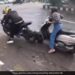 Girl Hit The Bike Standing On The Road Then Fighting With Bike Owner Internet Shocked See Papa Ki Pari Viral Video – सड़क पर खड़ी बाइक को दीदी ने स्कूटी से टक्कर मारकर गिराया, बोली- दिखता नहीं क्या? लोगों ने कहा