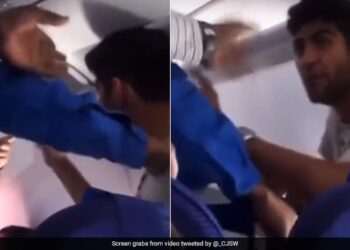 Man Fighting With Co Passenger On Flight Internet Says Homely Feeling In Plane Watch Viral Video – तुम जानते नहीं, मैं कौन हूं…प्लेन में बुरी तरह लड़ने लगे यात्री, वायरल हुआ Video, लोग बोले