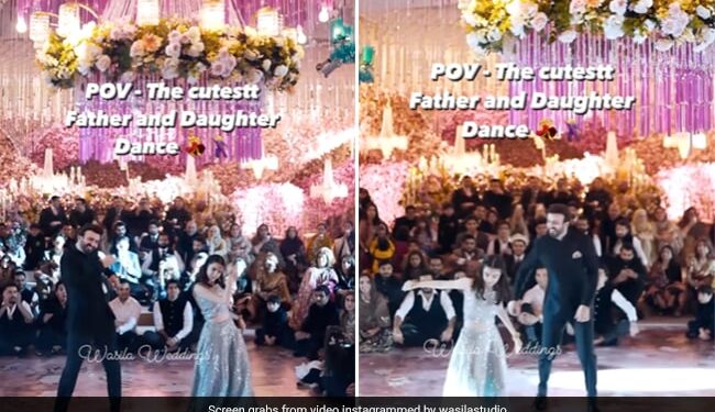 Pakistani Father Daughter Dancing To Jehda Nasha At Family Wedding Internet Loves It See Viral Video