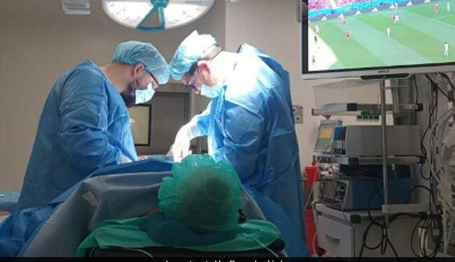 Anand Mahindra Shares Pic Of Man Watching FIFA World Cup Match During Surgery In Poland