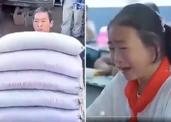 The Girl Started Crying In The Class After Seeing Her Father Working As A Laborer, Users Said – Father Works Hard To Teach Children – पिता को मज़दूरी करते देख क्लास में रोने लगी बच्ची, यूज़र्स बोले
