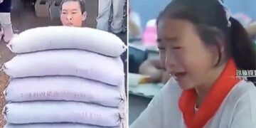 The Girl Started Crying In The Class After Seeing Her Father Working As A Laborer, Users Said – Father Works Hard To Teach Children – पिता को मज़दूरी करते देख क्लास में रोने लगी बच्ची, यूज़र्स बोले