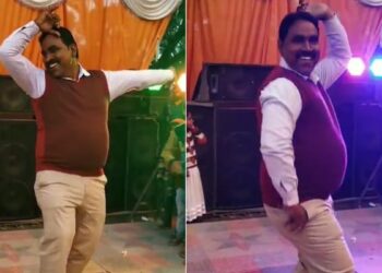 Dance Video:uncle Dancing On Madhuri Dixit And Aamir Khan Song At Wedding Function Video