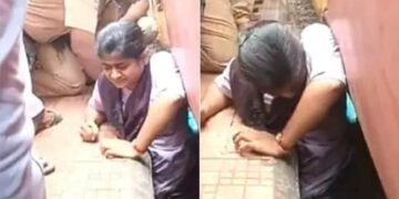 WATCH: Student Gets Stuck Between Train And Platform In Visakhapatnam