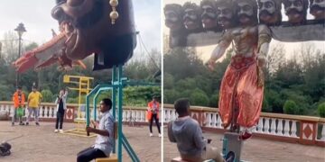 Artist Turns Outdoor Gym Into Incarnation Park In Goa Internet Praises Amazing Concept Watch Video
