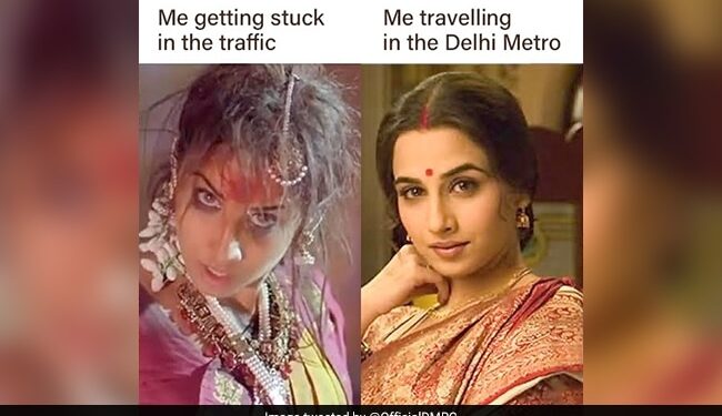 Delhi Metro Funny Tweet On Manjulika About Traffic Goes Viral See Post Here – दिल्ली मेट्रो ने मंजुलिका पर मीम बनाकर कही ऐसी बात, लोग बोले