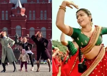 Russian Women Dance To Saami Saami Song From Pushpa: Allu Arjun And Rashmika Mandanna Russian Fan Girls Dance To Saami Saami Song