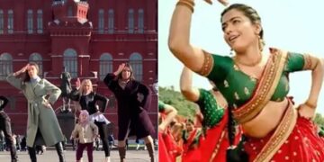 Russian Women Dance To Saami Saami Song From Pushpa: Allu Arjun And Rashmika Mandanna Russian Fan Girls Dance To Saami Saami Song