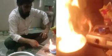 Bachelor Make Dal Ka Tadka Sets Whole Room On Fire Internet Shocked See Viral Funny Video – दाल में तड़का लगा रहा था, पूरे कमरे में ही आग लगा दी! लोग बोले