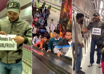 Vial Video: Boy Asks People For Girlfriend As Donation At Delhi Metro Station People Gave Strange Reaction