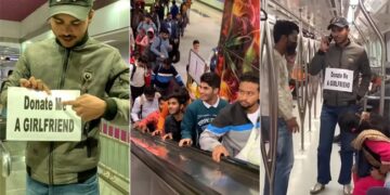 Vial Video: Boy Asks People For Girlfriend As Donation At Delhi Metro Station People Gave Strange Reaction