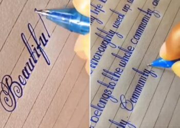 Seeing The Artistic Handwriting Of The Student People Said Thats Why Calligraphy Is Called Art