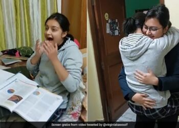 Girl Surprises Her Little Sister As She Returns Home After 6 Months Internet Gets Emotional See Viral Video
