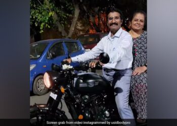 Son Gifts Father His Dream Bike On His Birthday His Reaction Is Priceless See Viral Video