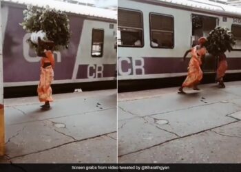Women Loading Leaf Bundles In A Moving Local Train Will Make Your Jaw Drop See Viral Video