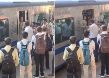 A Woman Did Not Get A Seat In The Train Then People Were Stunned To See What Happened Video Viral