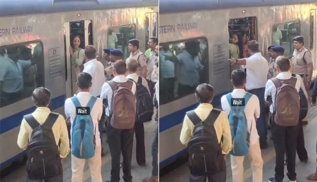 A Woman Did Not Get A Seat In The Train Then People Were Stunned To See What Happened Video Viral