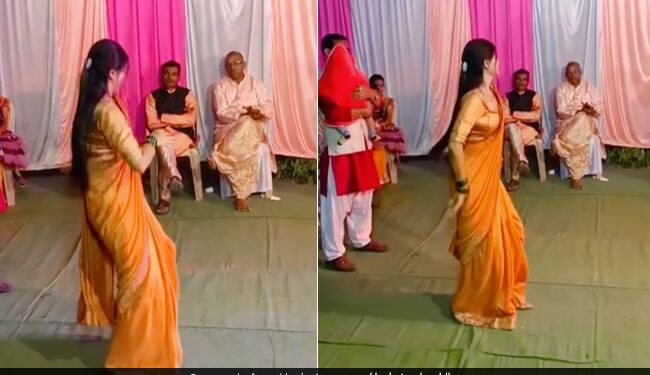 Woman Crazy Dance To Sapna Choudhary Song Infront Of Family And Guest Internet Shocked See Viral Dance Video – तेरी आंख्या का यो काजल… पर महिला ने किया ताबड़तोड़ डांस, लगाए ऐसे झटके, लोग बोले