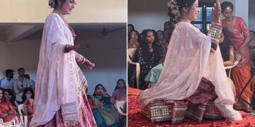 Bride Crying While Dancing On Stage Did Something Like This In Front Of Parents All The Guests Crying Badly See Emotional Video