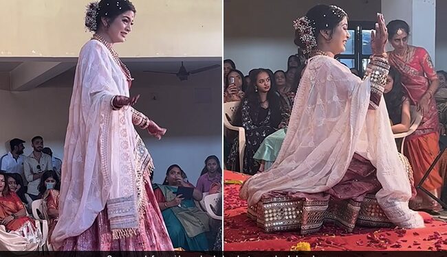 Bride Crying While Dancing On Stage Did Something Like This In Front Of Parents All The Guests Crying Badly See Emotional Video