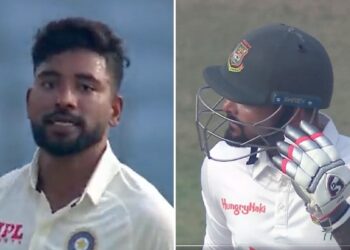 सिराज से बहस कर रहे थे बांग्लादेशी बल्लेबाज़, बोल्ड होते ही कोहली ने दिया 'किंग' वाला रिएक्शन