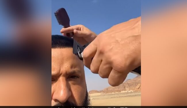 Watch: DJ Khaled Got A Haircut In Middle Of Saudi Arabian Desert