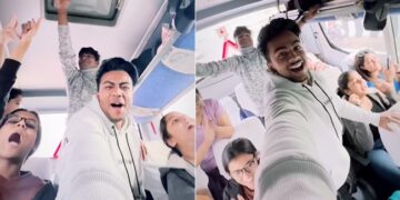 Video Of Friends Singing Doraemon Theme Song In Bus Goes Viral On Social Media