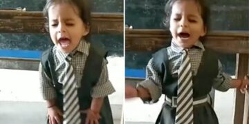 Video Of A Little Girl Teaching In The Classroom Went Viral On Social Media