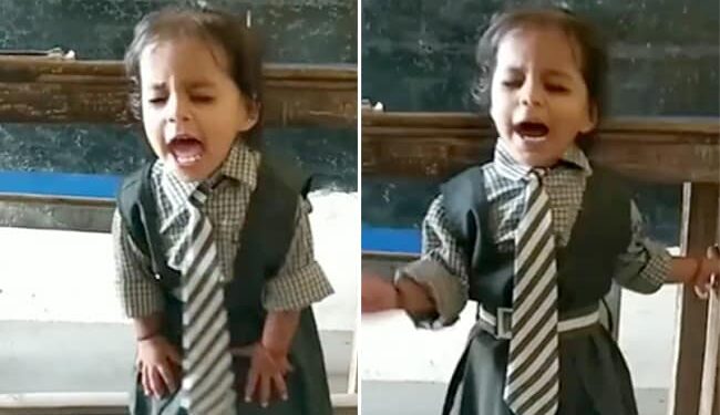Video Of A Little Girl Teaching In The Classroom Went Viral On Social Media