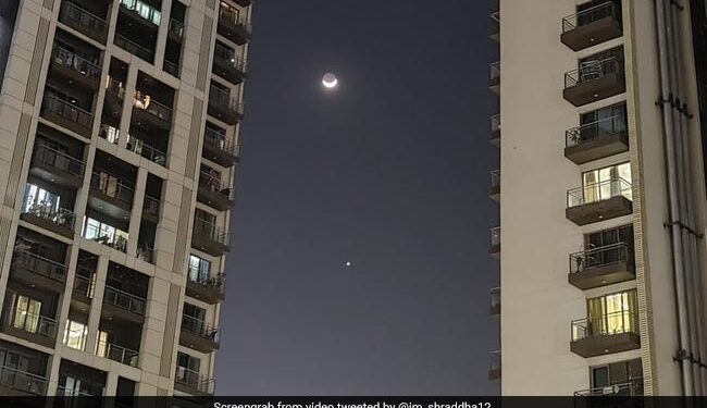 Venus, Jupiter And Moon Met In The Sky, Users Were Very Happy After Seeing The Beautiful View Ndtv Hindi Ndtv India