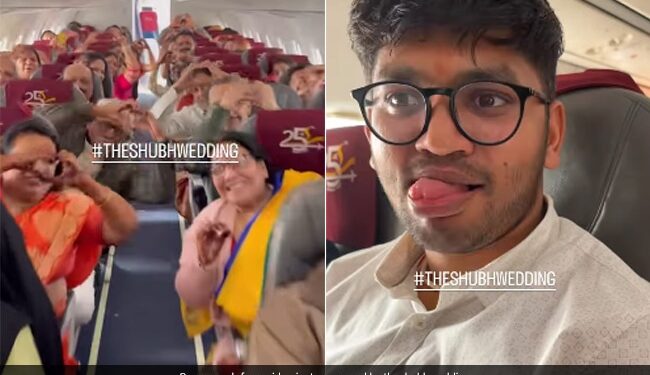 Booked Full Flight To Go To Marriage Video Viral: Man Books An Entire Plane To Travel With Family Relatives For His Wedding, People Asking Fare