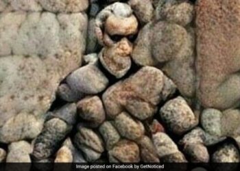 A Person Is Hidden Among These Stones, Seeing The Picture People Said – Very Beautiful Art Ndtv India Ndtv Hindi – इन पत्थरों के बीच छिपा हुआ है एक इंसान, तस्वीर देख लोगों ने कहा