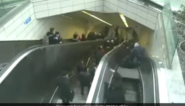 Horrific Lift Accident: Turkey Old Video Of Man Being Swallowed By Escalator After Falling In Gap