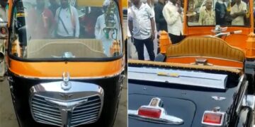 Desi Jugaad: Harsh Goenka Shares Video Of An Autorickshaw Designed Like A Luxury Car Clip Says If Vijay Mallya Had To Design A Low Cost 3 Wheeler Taxi, Ndtv India